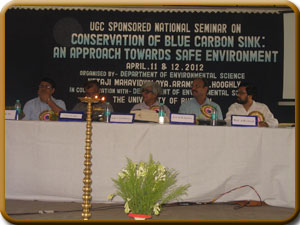 Celebraties-in-the-inaugural-session-of-UGC-sponsored-national-seminar,-dept.-of-Env.-Sc.-in-collaboration-with-BU.